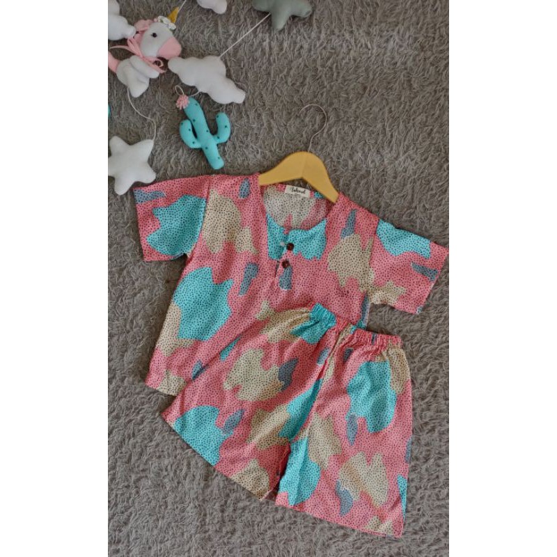 MAHIKA ONE SET - SET RAYON PREMIUM ANAK