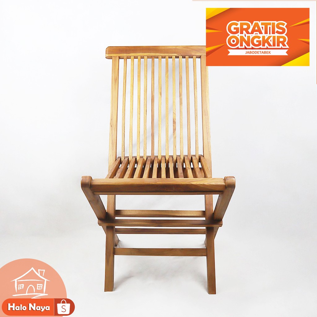 Kursi Teras Lipat Kayu Untuk Kursi Santai Atau Kursi Makan Bisa Jadi Pasangan Meja kopi HALO NAYA
