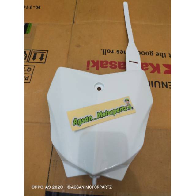 Papan nomor KLX 140 original Kawasaki