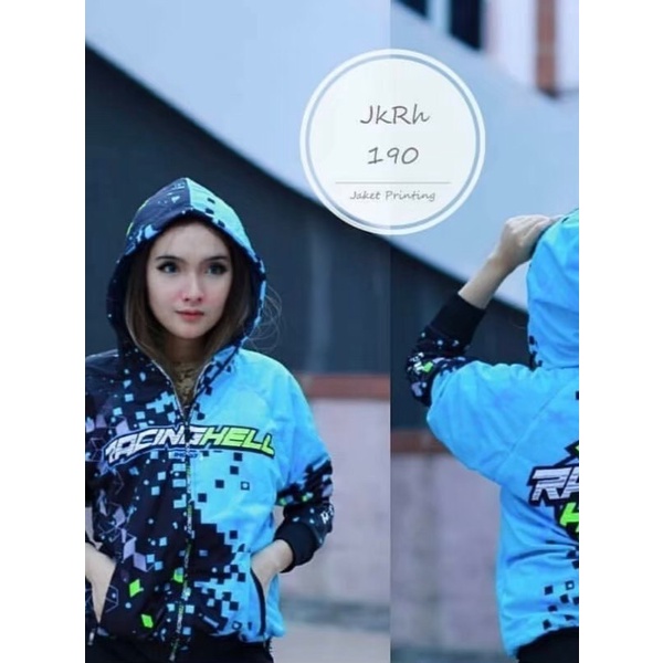 Hoodie Racing Hell Fullprint - Jaket Racing Premium Pria Wanita - Sweater Oversize Balap