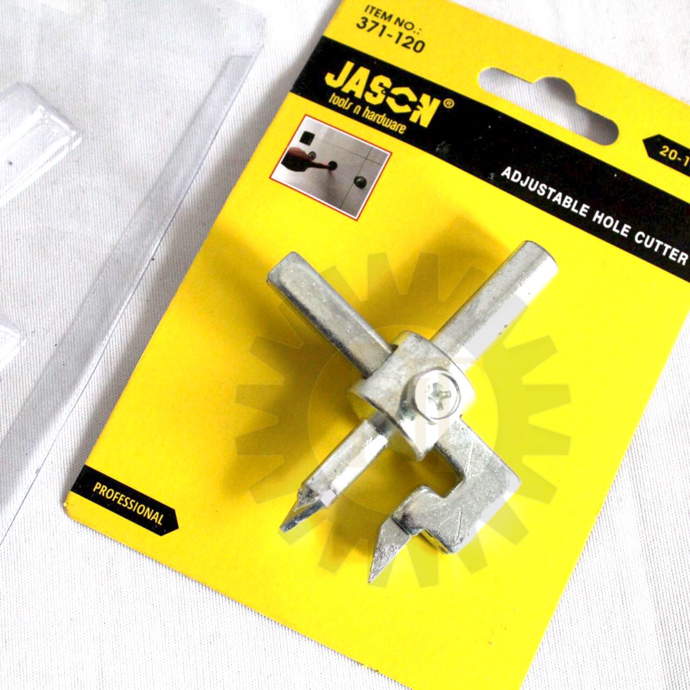 JASON Pembolong Keramik 20-100mm / Mata Bor Keramik / Adjustable Hole Cutter Ceramic (371-120)