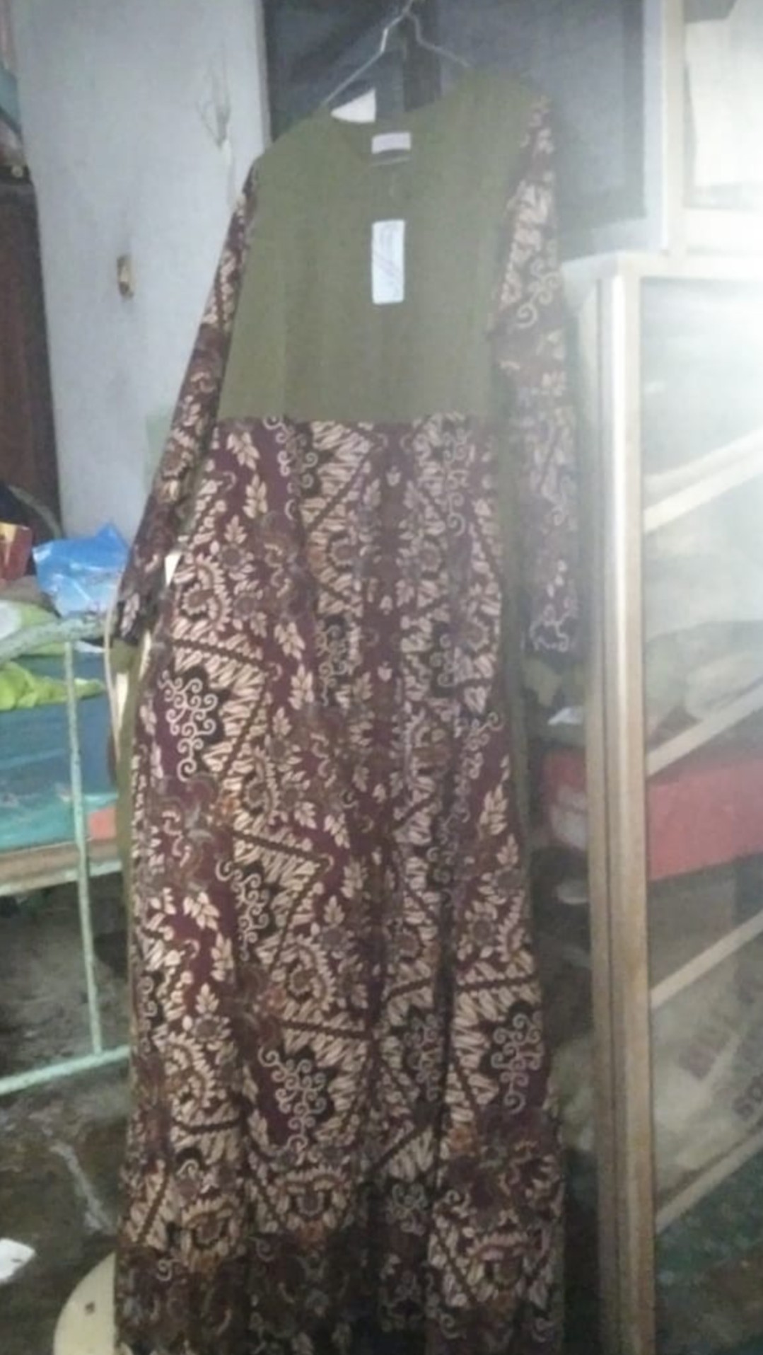 Bisacod Ori Shofiya-termurah Couple Batik Premium Mewah Gamis Kemeja Kondangan Jagong Sarimbit Murah