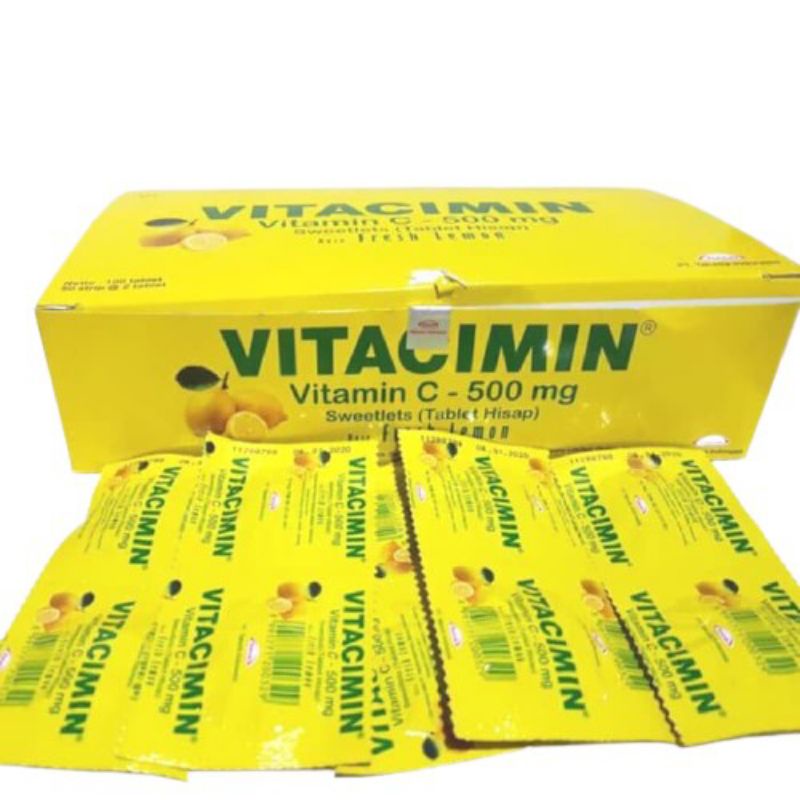 

Tablet Vitacimin C Lemon 500 Mg