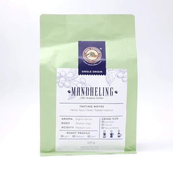

Opal Coffee - Mandheling Arabica Roasted Beans 250g