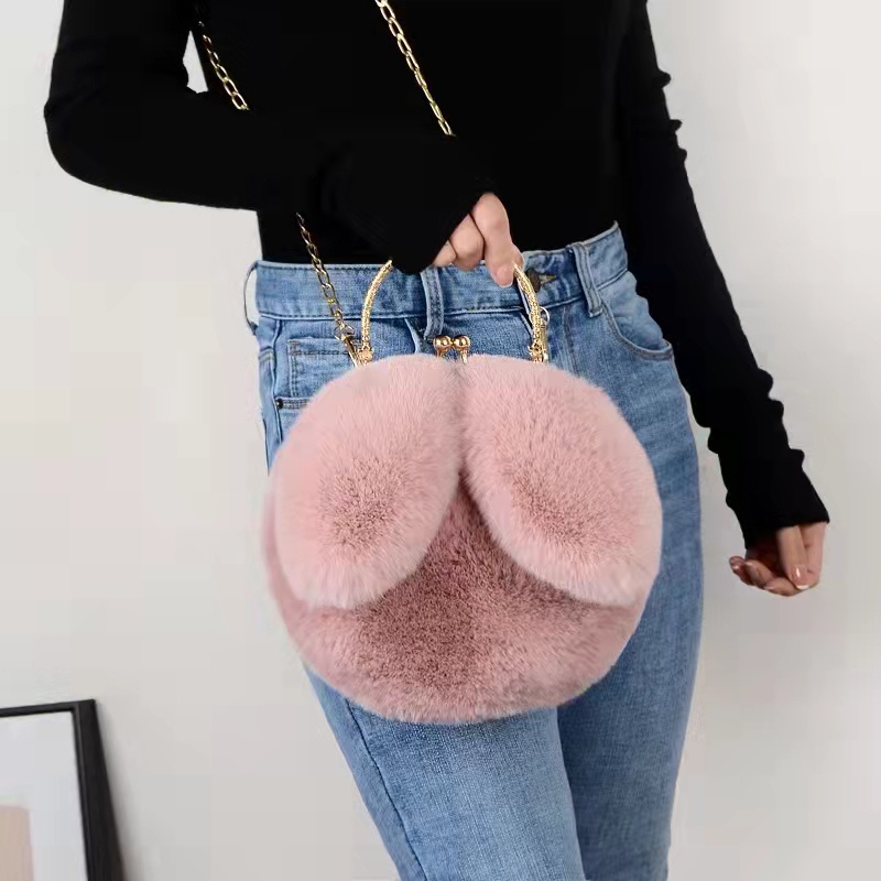 (COD)  ready tas impor wanita selempang mewah cantik lucu handbag murah tas kelinci