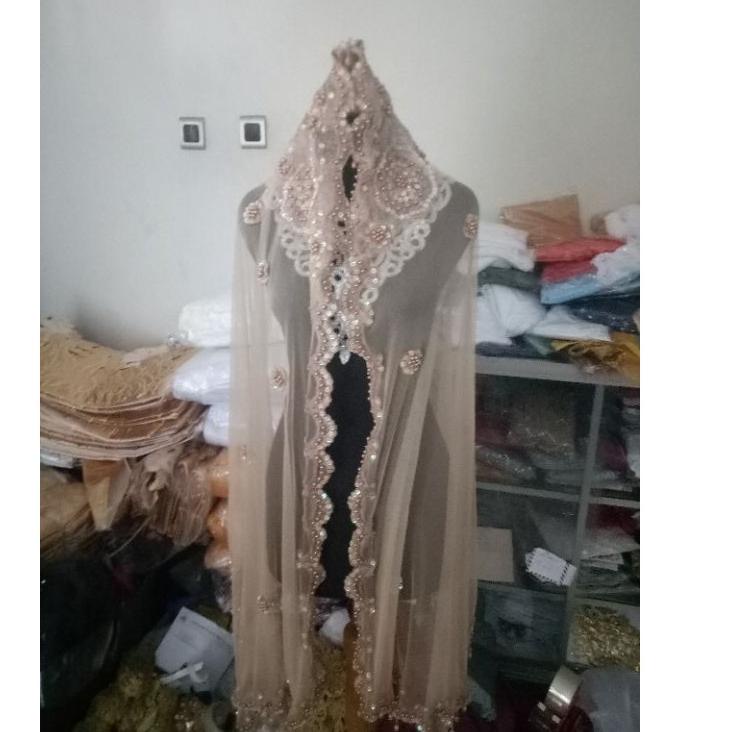 Stock Terupdate HIJAB SLAYER PENGANTIN HANANIA PREMIUM / SLAYER PENGANTIN ELEGAN FULL PAYET / KERUDU