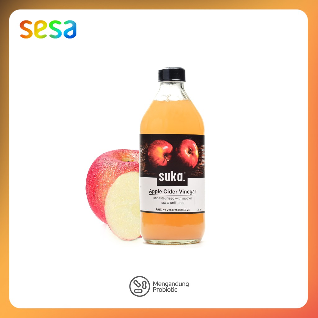

Suka Apple Cider Vinegar 475 ml (Cuka Apel)