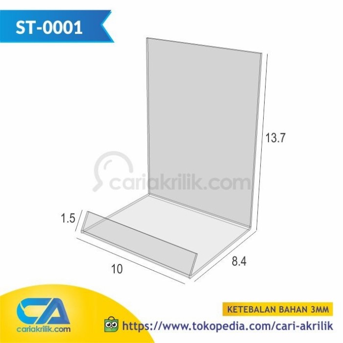 

Hemat Stand Holder Multifungsi / Acrylic Stand Custom Terlaris
