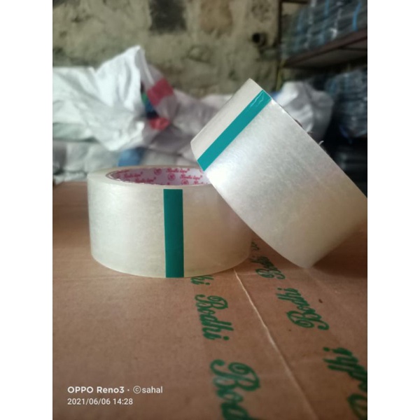 

Lakban Bening tebal 48mmx90yard isi 1pcs tidak mudah putus