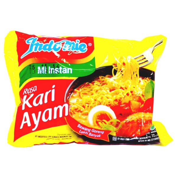 

Indomie Kari Ayam 72 Gr