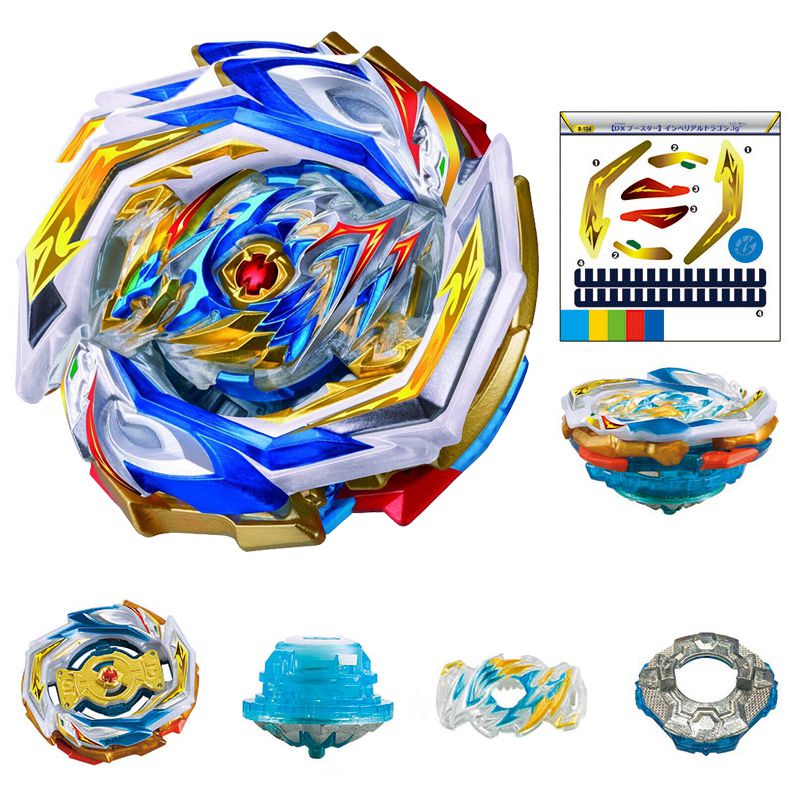 Gt Burst Beyblade B-154 DX Booster Imperial Dragon.Ig'Tanpa Peluncur Hadiah Mainan Anak