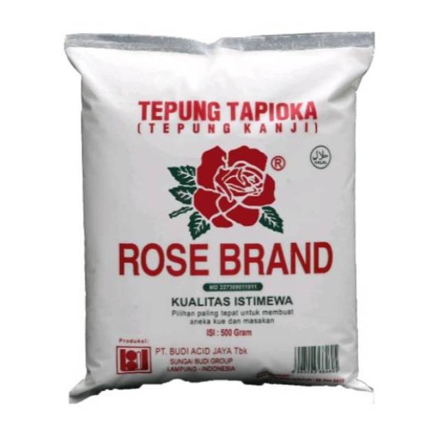 

Tepung Tapioka / Tepung Kanji Rose Brand 500 gr