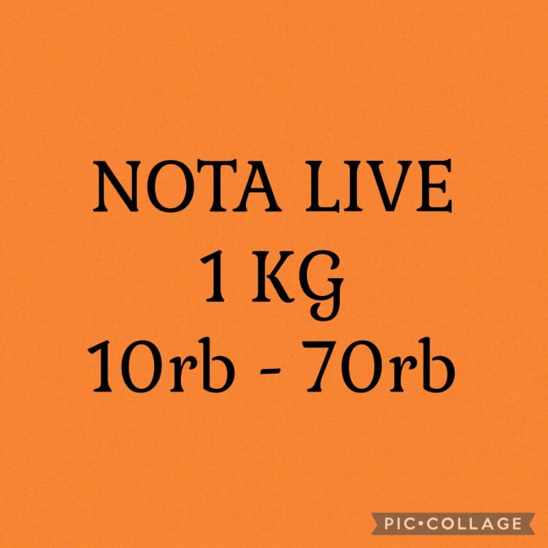 

LINK NOTA LIVE 1KG 10rb+