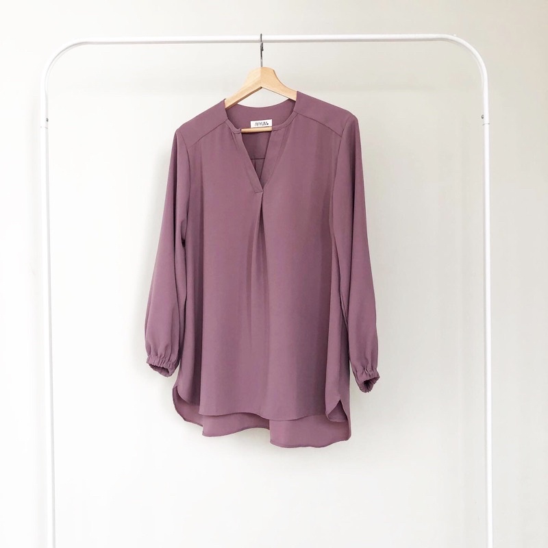 Skipper Blouse + Widepants (dijual terpisah)-Skipper Blush