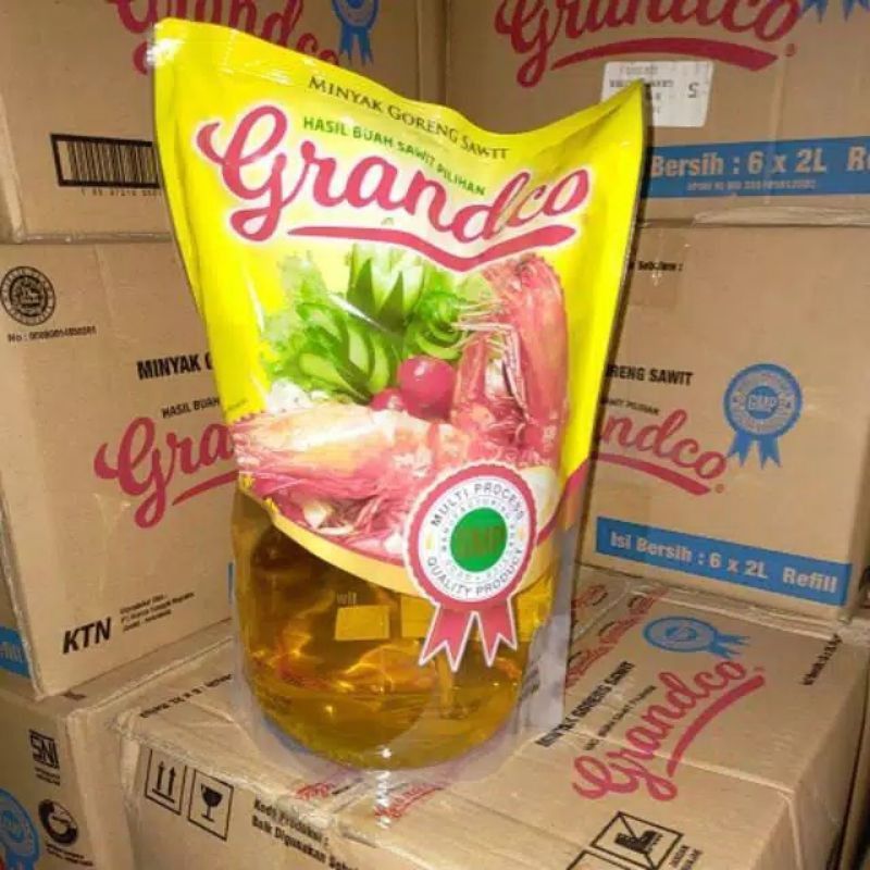 

Minyak Goreng GRANDCO 2L EXP:2026 {2Liter/6Pcs}