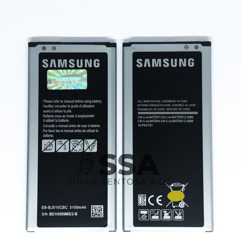 Baterai Samsung Galaxy J510 J5 2016 Original OEM Battery Batre Batrai ORI HP Samsung Garansi Awet