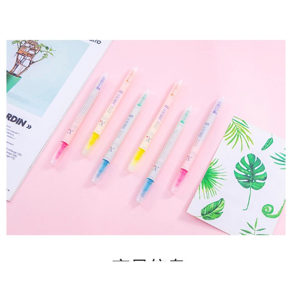 

J2 - Highlighter spidol marker warna edisi 2 muka isi 3 - 6 warna