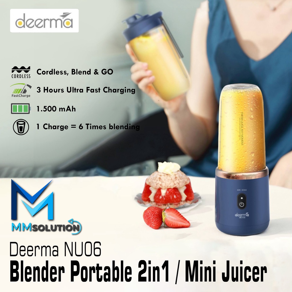 Deerma NU06 / NU05 Blender Portable Juicer Mini Mixer 400ml