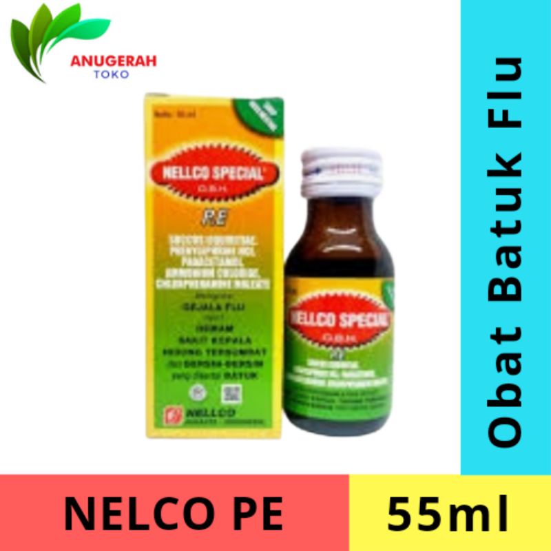 ✅ Nelco Special PE Obat Batuk Flu 55ml