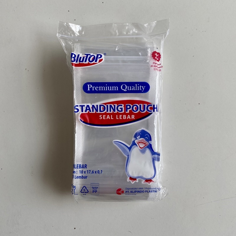 Standing Pouch 10x17 Seal Lebar (Double Seal)
