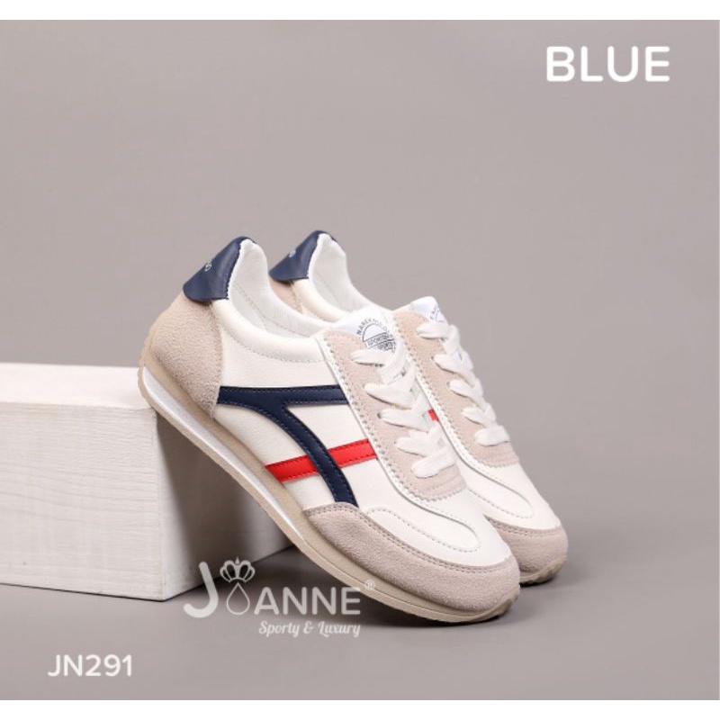 RESTOCK!! JOANNE Sepatu Sporty Sneakers Shoes JN291 [ORIGINAL BRAND]-BLUE