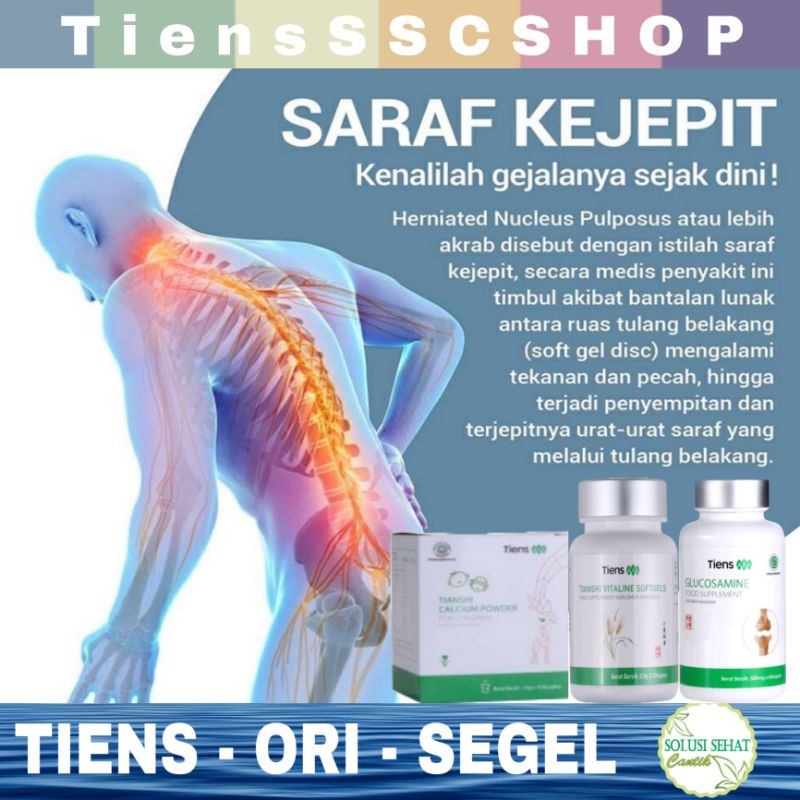 Nutrisi Saraf Kejepit Tiens / Herbal (Kemasan Full)