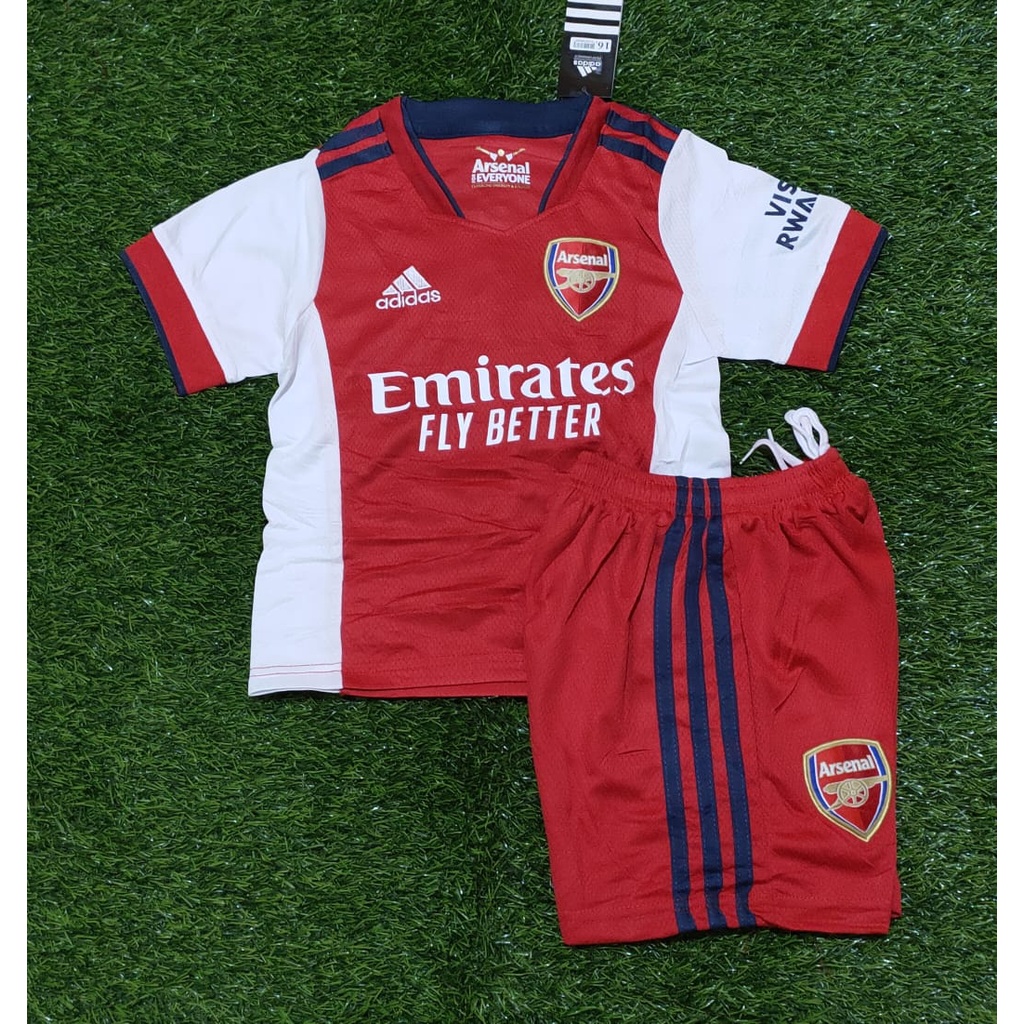JERSEY BOLA KIDS/ANAK ARSENAL HOME 2021/2022 IMPORT GRADE ORI
