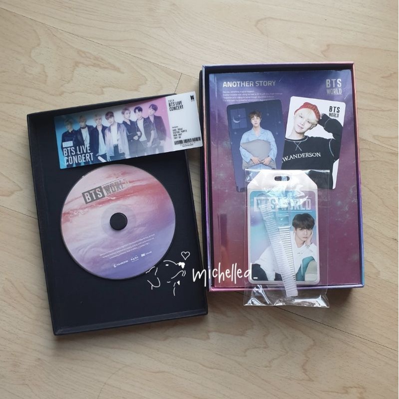 album bts official unsealed BTS WORLD BTSW fullset photocard yoongi suga seokjin jin tag jungkook
