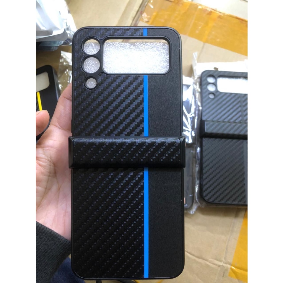 [YWZ] HD Case CARBON Hinge Samsung Galaxy Z Flip 3 5G Full Protector Penutup di sambungan 1:1 High Premium Hard Case