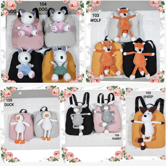 TAS Ransel Anak Fashion Boneka 102/103/104/105/106 *JH