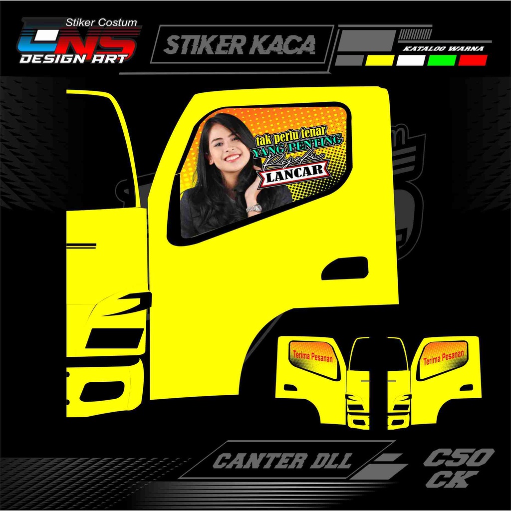 stiker truk canter stiker kaca canter stiker kaca truk canter stiker kaca stiker one way stiker kaca
