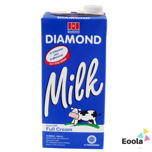 

DIAMOND Milk Susu UHT Full Cream 1 Liter