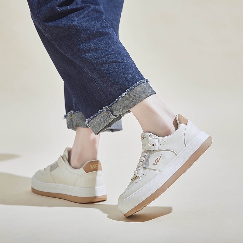 [Import] Taspopo Sepatu Sneakers Putih Wanita Korea Sepatu Casual Murah