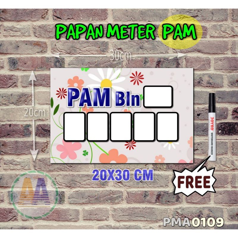 

Papan Meter Listrik PLN PAM motif Unik - Floral 09 - Toko2A
