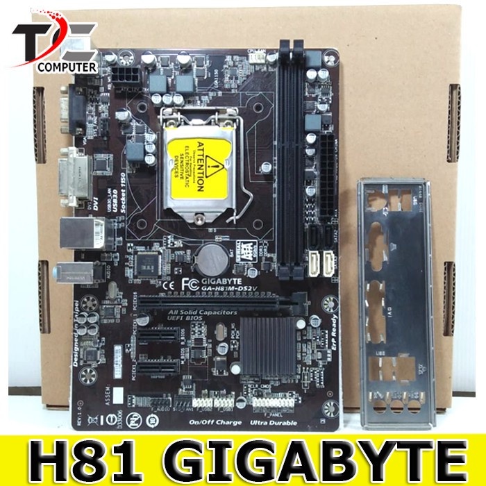 Mainboard LGA 1150 H81 GIGABYTE SERI ( GA - H81M - S2PV )