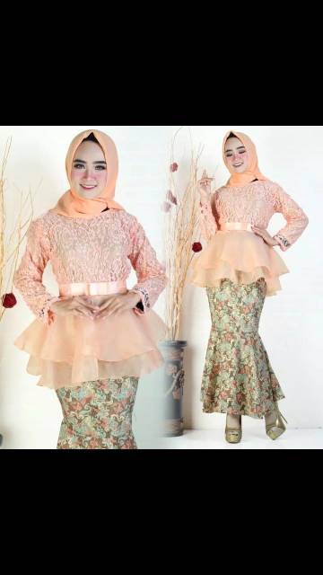 KEBAYA MODERN  SABYAN ORGANZA KEBAYA MODERN KEBAYA WISUDA KEBAYA KARTINI KEBAYA BRUKAT