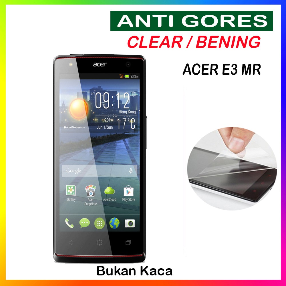 Anti Gores Oppo R3007/Miror 3 R5 Acer E3 MR Z4 MR Lenovo A5000 S90 Screenguard Antigores HP Handphone Pelindung Layar Gadget