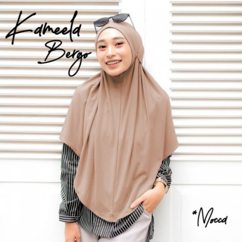 BERGO HAMIDAH/HIJAB INSTAN JERSEY OVAL PANJANG MENUTUP DADA