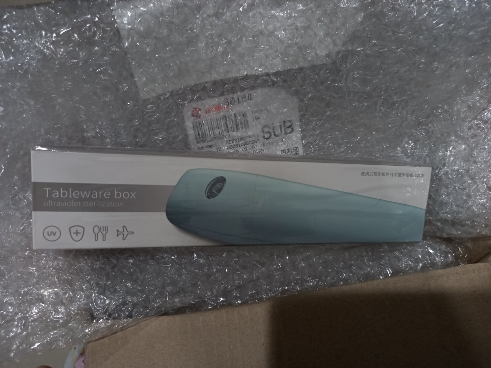 Esier Travel Uv Cutleries Set - Kotak Sterilisasi Peralatan Makan