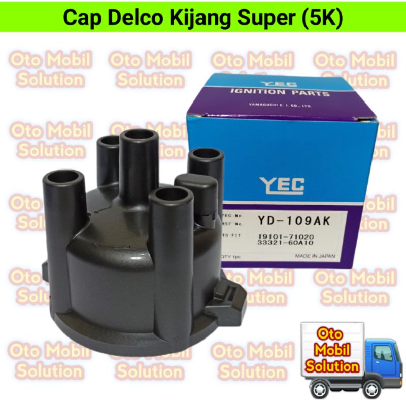 Tutup Cap Delco Toyota KIJANG SUPER 5K KF40 YEC YD-109AK Original
