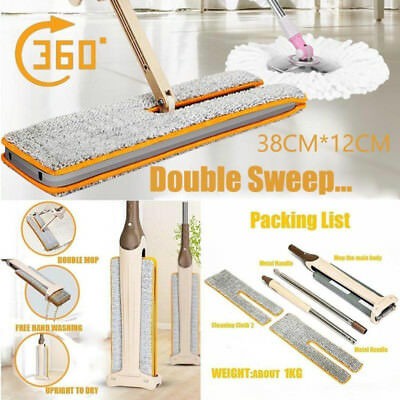 CUCI GUDANG Alat Pel Lantai 2 Sisi Ultra Mop Cleanze Ultra Mop Double Sided Alat Pel Lantai Ultra Mop Twister - Pel Lantai Praktis Peras Otomatis THEGREAT88