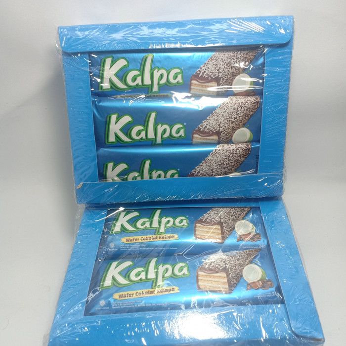 KALPA WAFER COKLAT KELAPA 1 PAK BOX DUS 12 ×28 GR