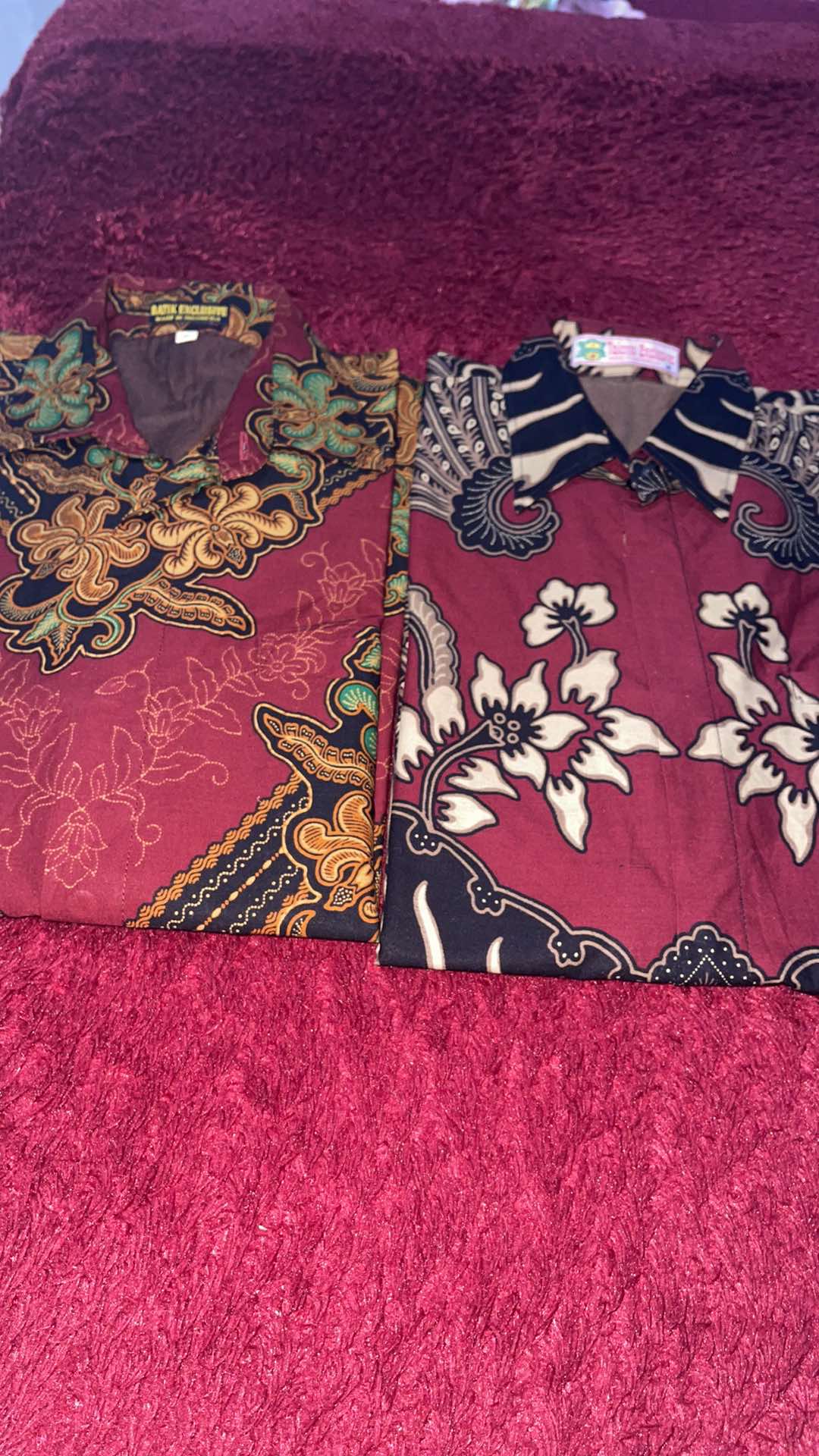 Kemeja Batik Prabu Bahan Katun Baturaden Reguler Fit A006