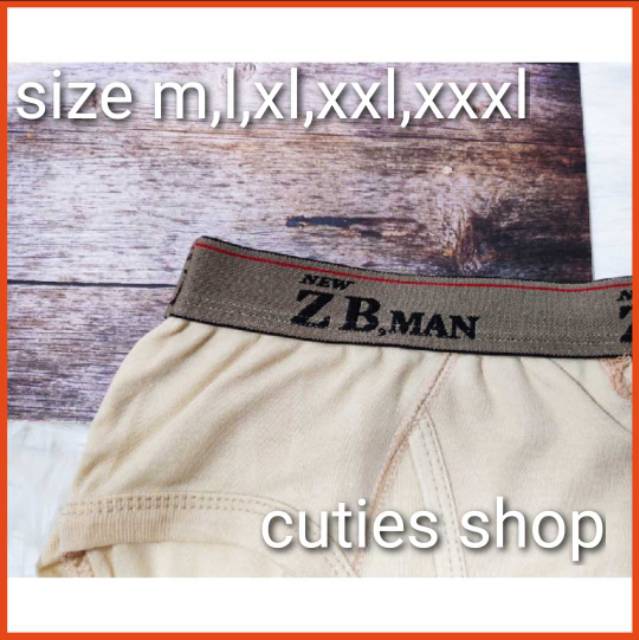 ZB MAN - sempak pria dewasa - bahan katun - sz l-xxxl