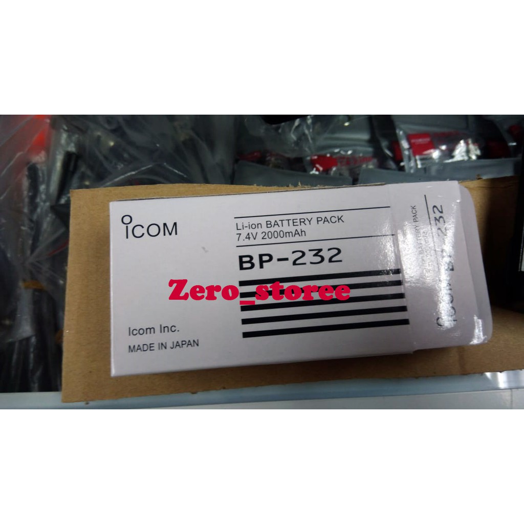 Baterai Icom BP-232 Icom BP232 BP 232 IC-F4167DT Icom IC-A14 IC-F14 IC-F15 IC-F16 L BP 232 BP232