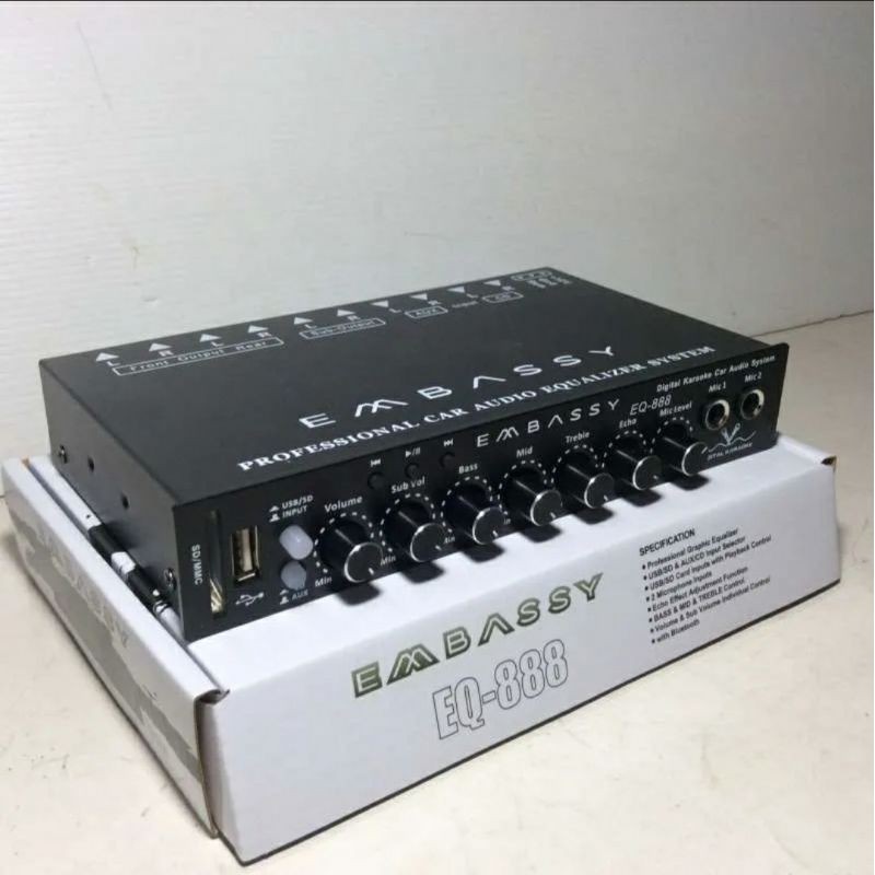 PARAMETRIK EQUALIZER EMBASSY EQ888 / ADS ABS999EQ USB SD BLUETOOTH