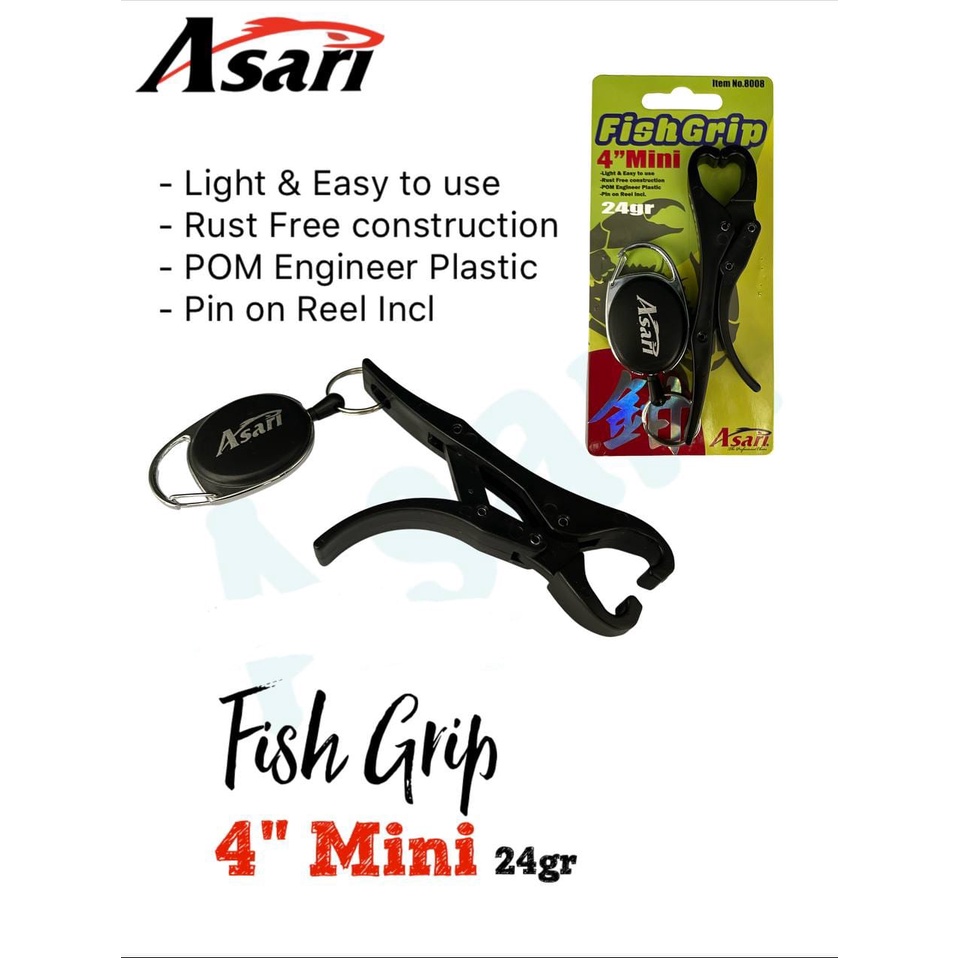 LIP GRIP ASARI FISH GRIP MINI (Length 11.5cm / 24gram)