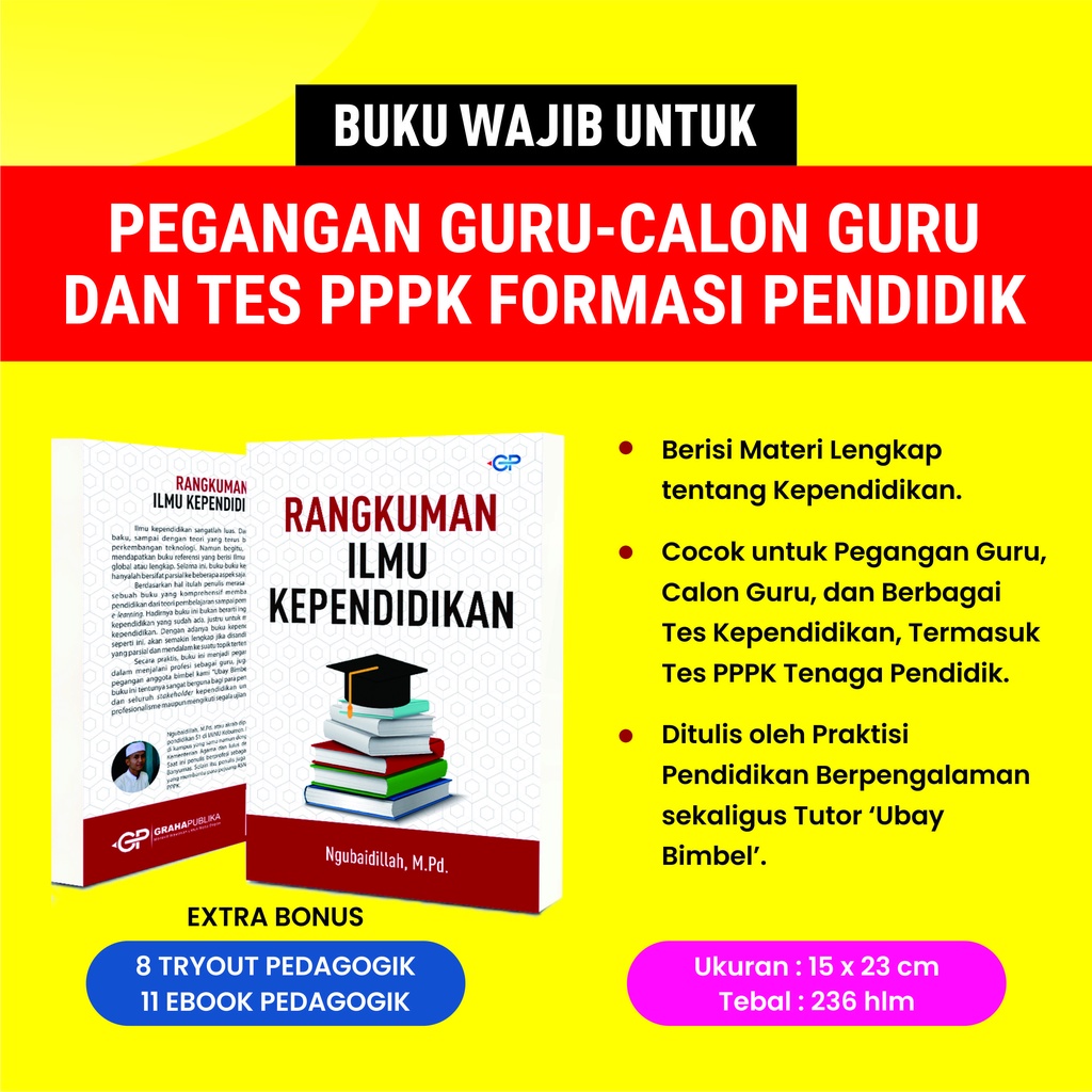 Jual BUKU WAJIB UNTUK GURU, CALON GURU, DAN TES: RANGKUMAN ILMU
