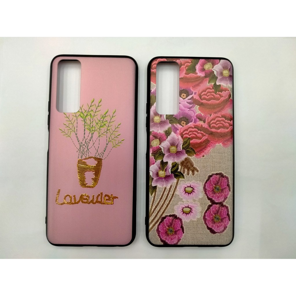 Case Bordir Flower VIVO Y11 Y12 Y12i Y17 Y20 Y20S Y12S Y51 2020 Y91 Y95 Y91C Y1S Y93 Timbul 3D Bunga