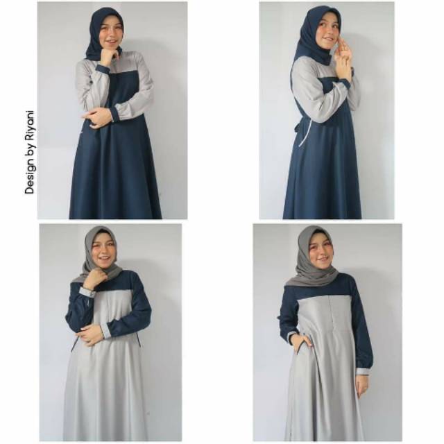 GAMIS Adele COUPLE AN,RIYANI  Gamis bestseller tanya stock sebelum  chek out size Xs,S,M,L